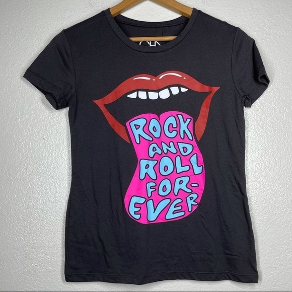 NWT Chaser Rock & Roll Forever Graphic Tee XS - Picture 2 of 7